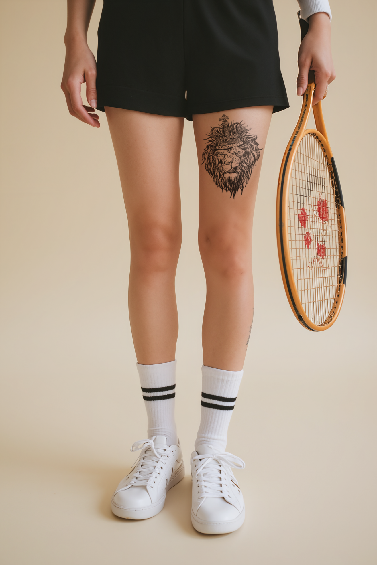 King Leo Semi Permanent Tattoo