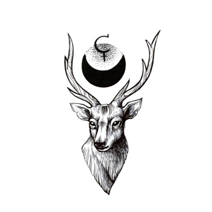 Gift - Elk Temporary Tattoo
