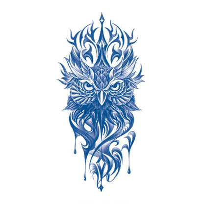 Owl Semi Permanent Tattoo