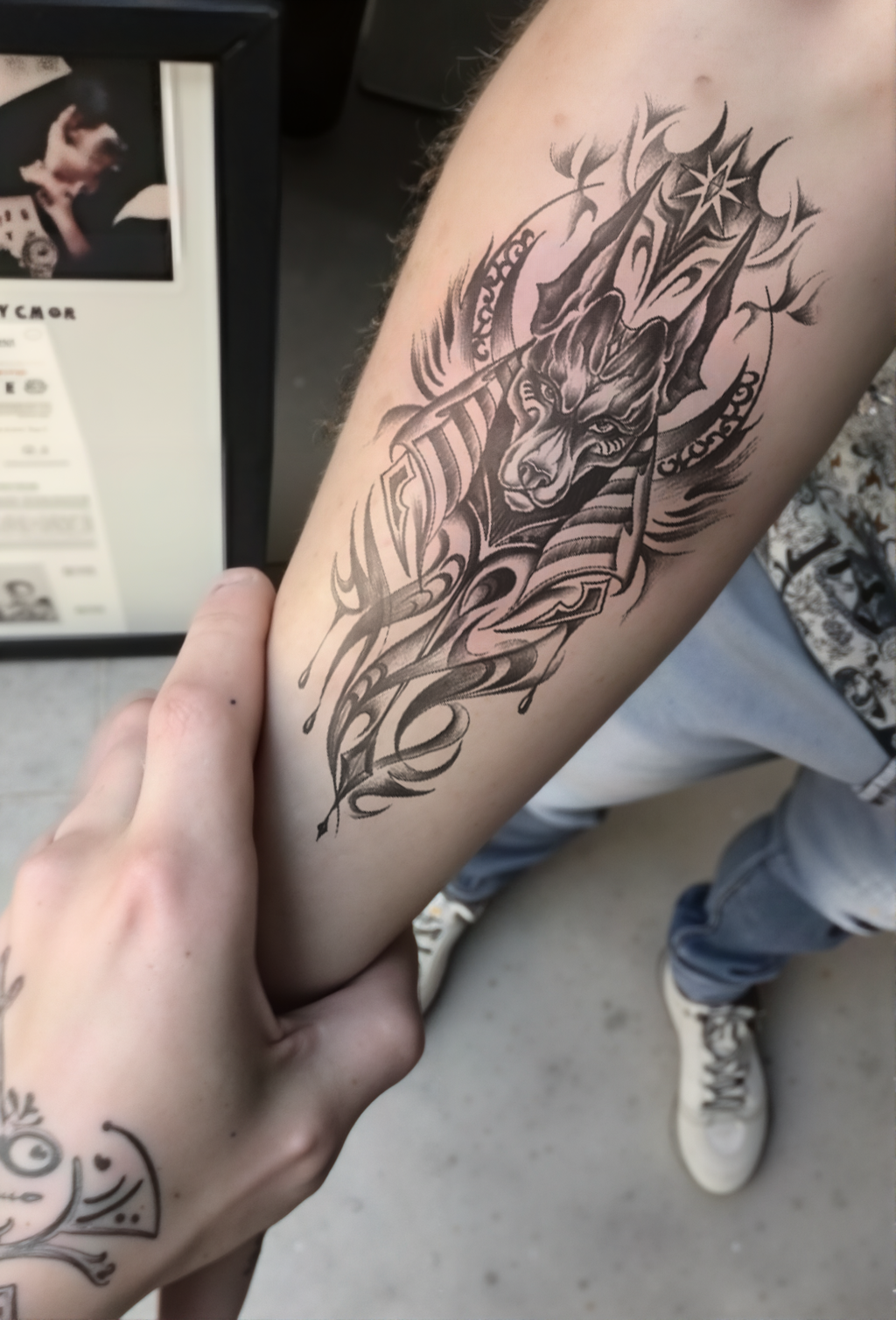 Eternal Watcher Semi Permanent Tattoo