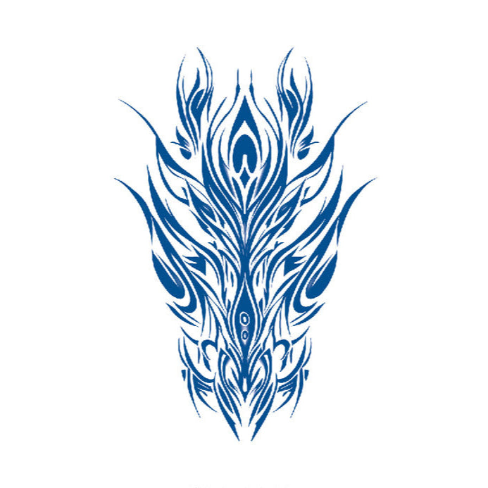 Phoenix Crest Semi Permanent Tattoo