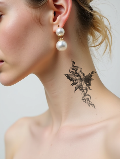 Butterfly Veil Semi Permanent Tattoo