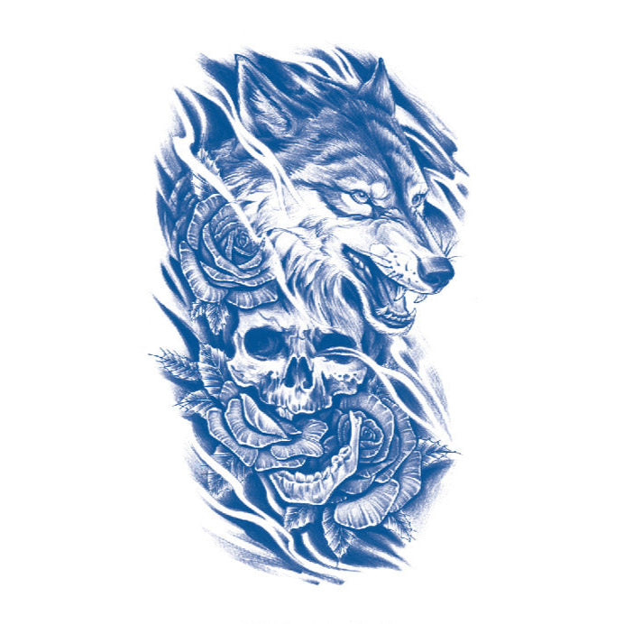 Howl of the Fallen Semi Permanent Tattoo