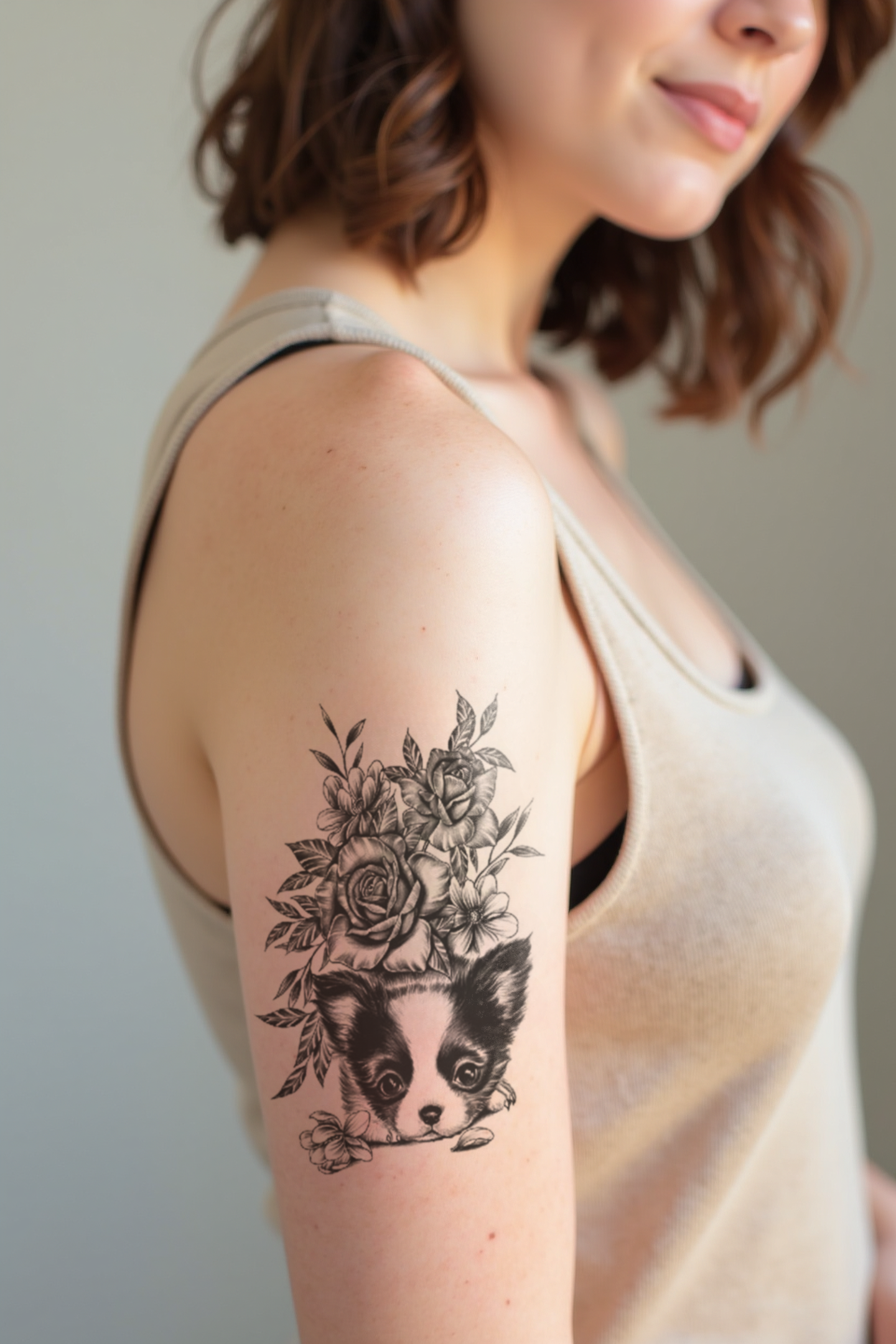 Purehearted Pup Semi Permanent Tattoo