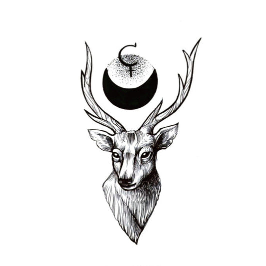 Gift - Elk Temporary Tattoo