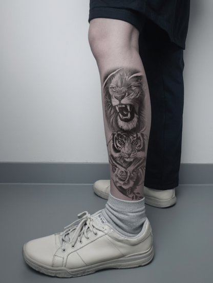 Fierce and Grace Temporary Tattoo