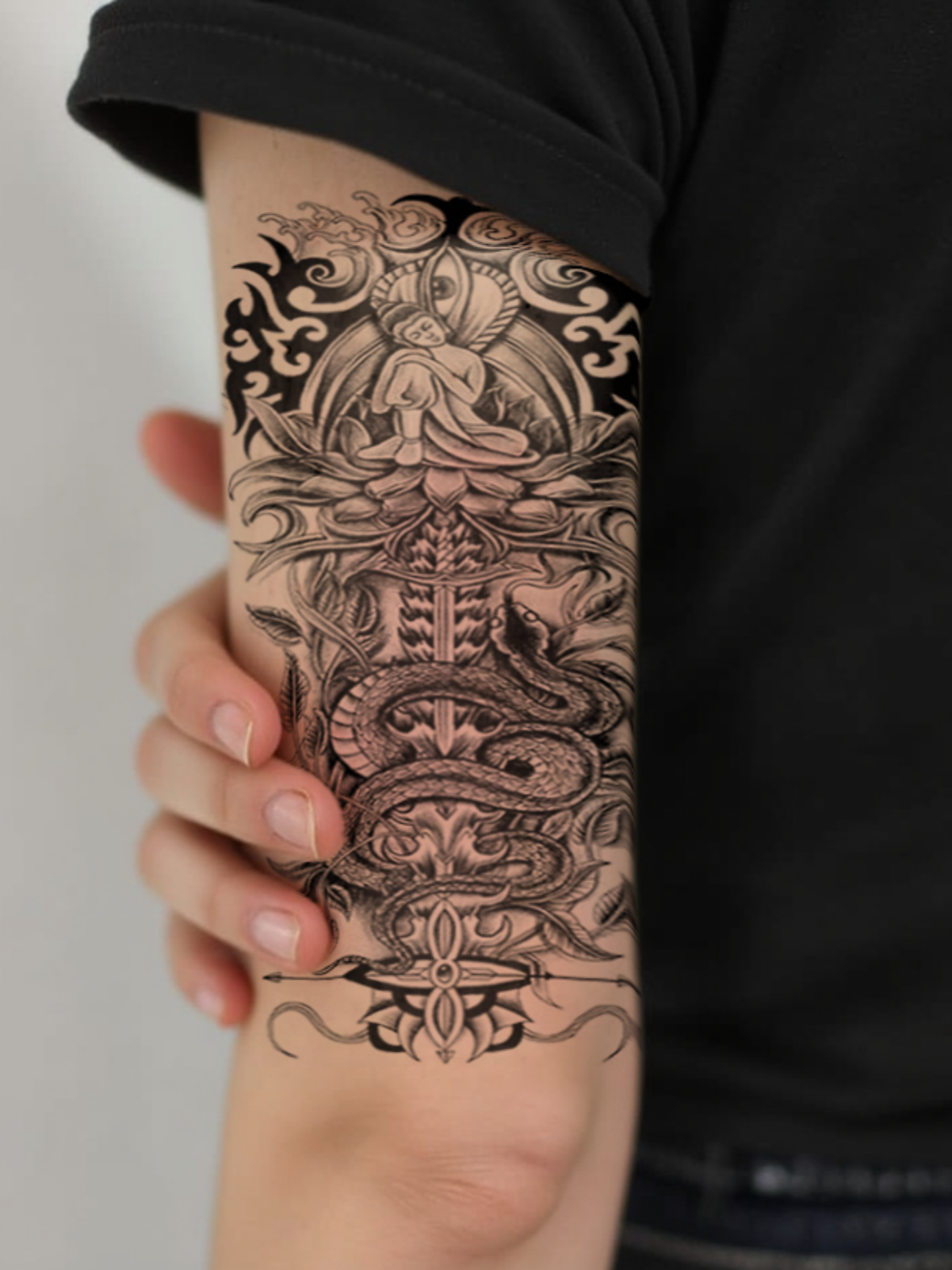 Guardian of Enlightenment Temporary Tattoo