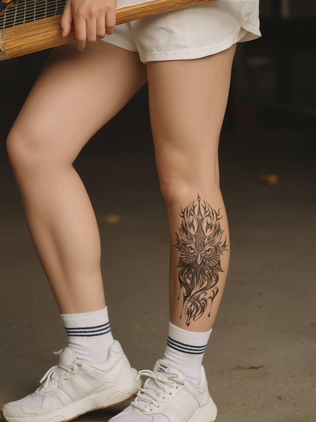 Owl Semi Permanent Tattoo